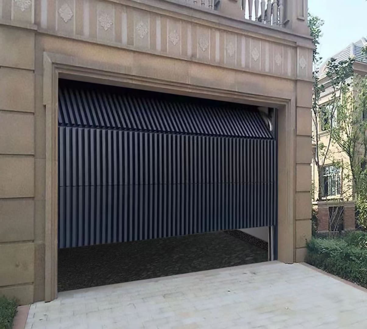 Grille garage door